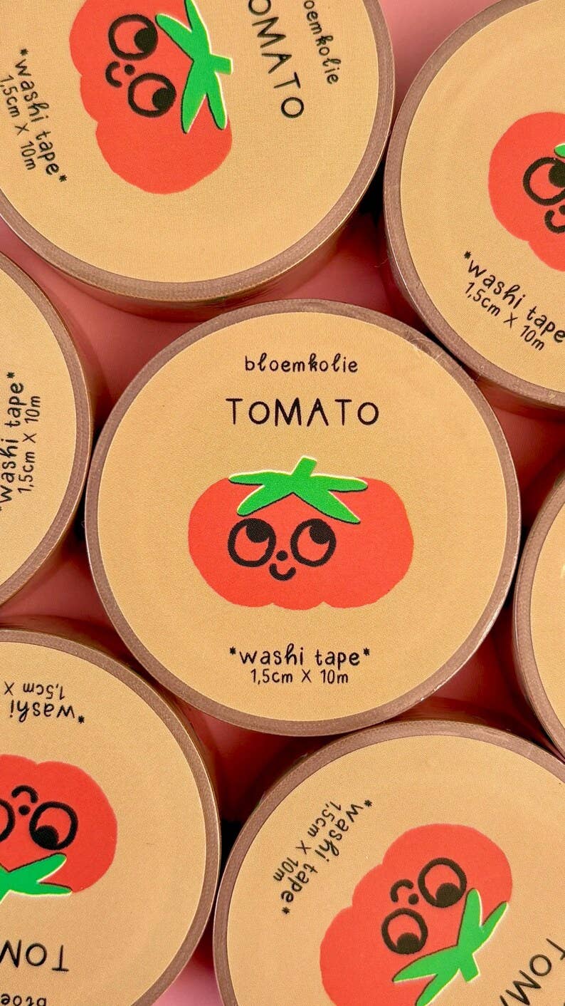 Washi tape Tomates - Bloemkolie