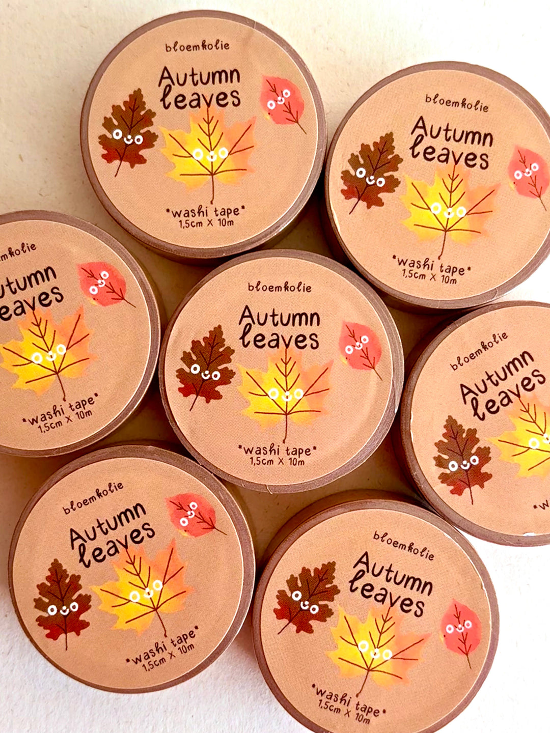 Washi tape Feuilles d&