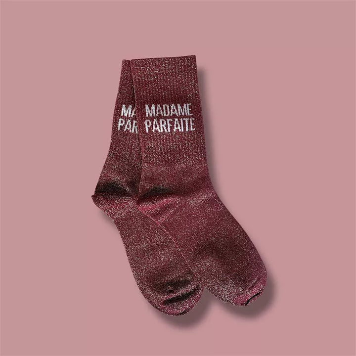 Paire de chaussettes paillettes