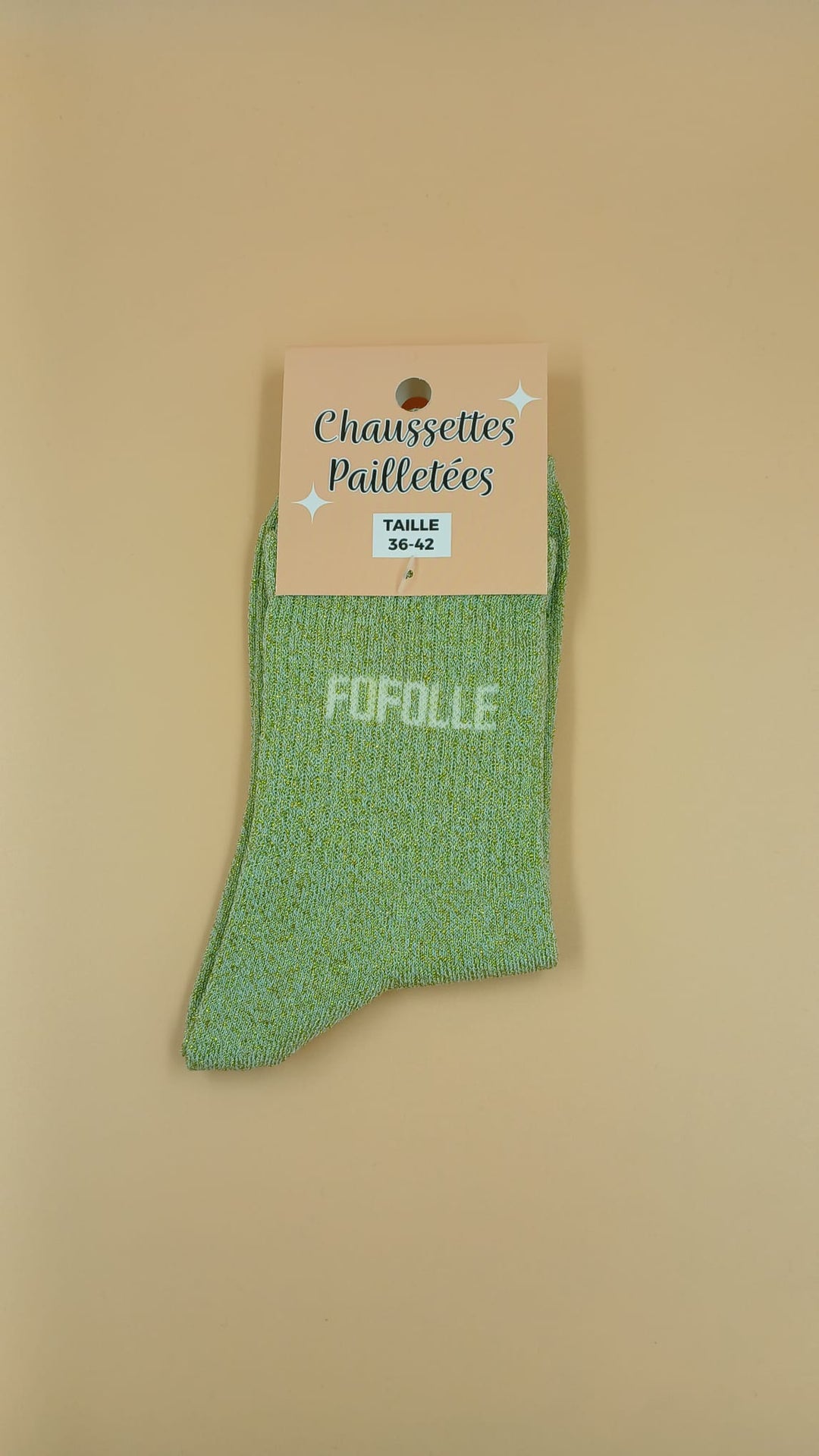 Chaussettes paillettées