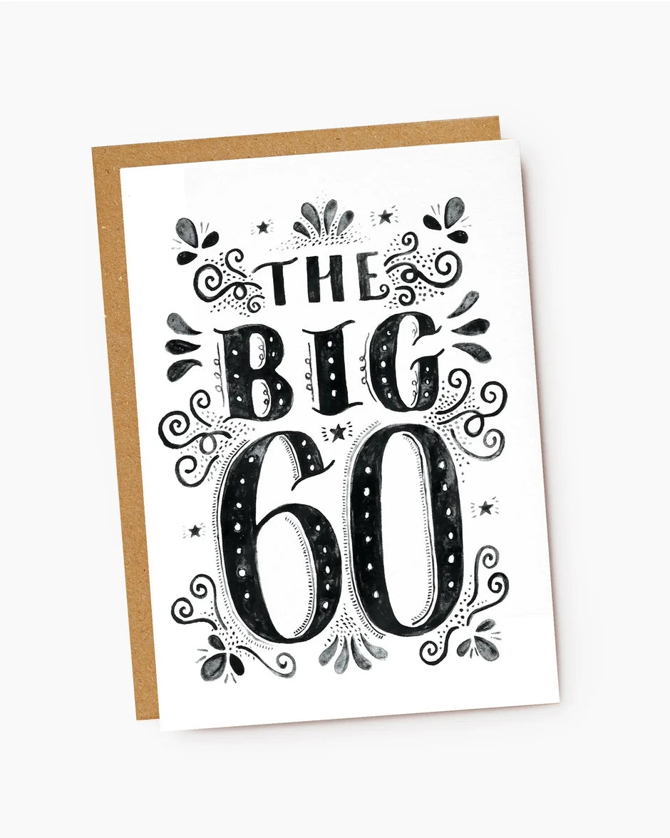 Carte d'anniversaire 60 ans - Jade Fisher