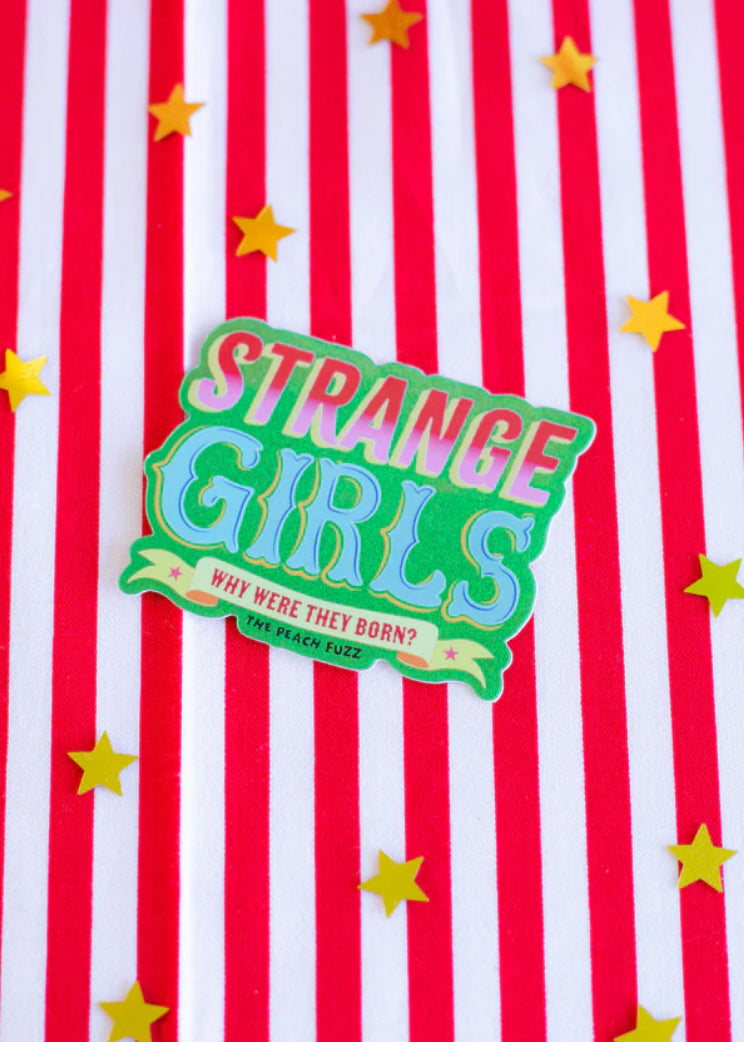 Stickers Strange Girls - The Peach Fuzz