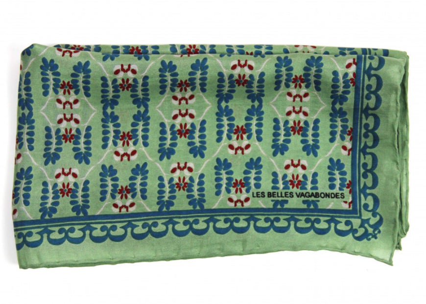 Mini foulard – 50 × 50 cm – Les Belles Vagabondes