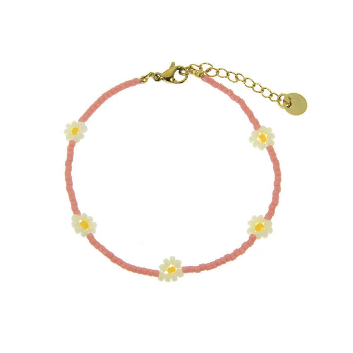 Bracelet acier Prairie à fleur - bijoux - Les Cléias