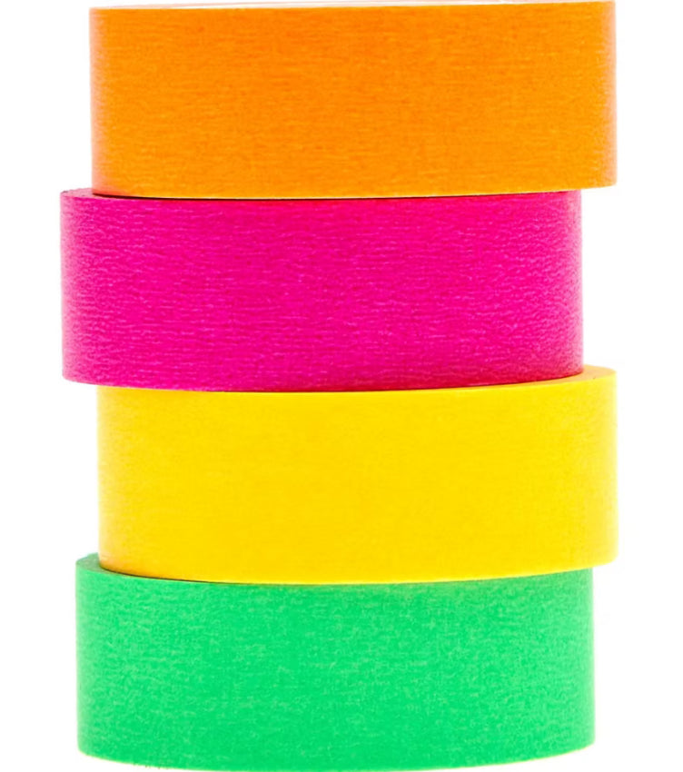 Set de tapes, fluo
