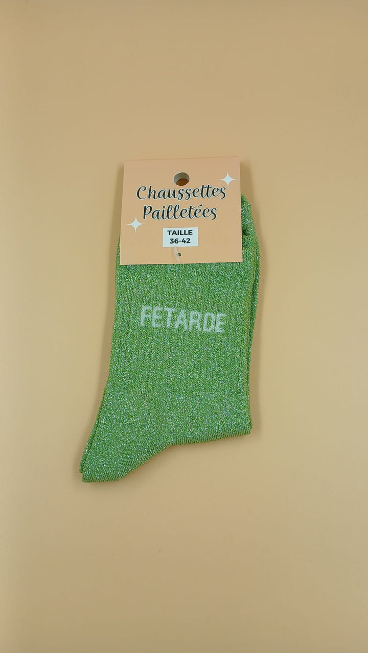Chaussettes paillettées
