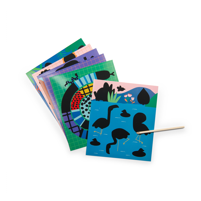 Carte à gratter - Moulin Roty