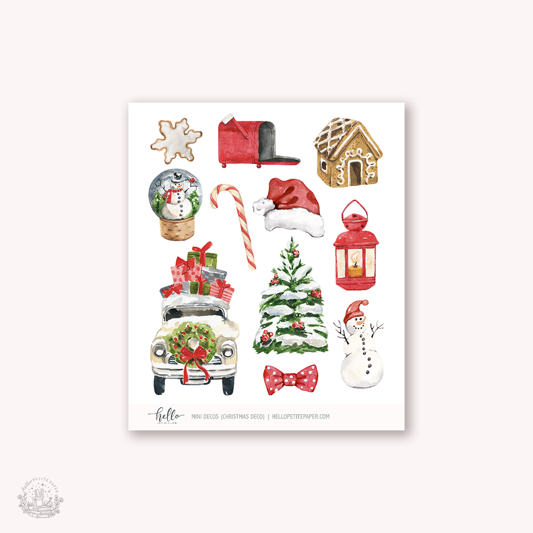 Mini stickers Christmas Deco - Hello Petite Paper