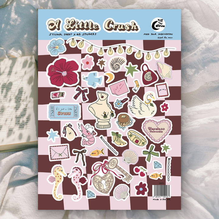 Planche de stickers A5 a little crush