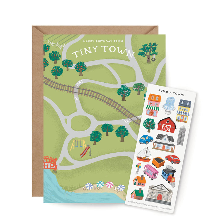 Carte Stickers Tiny Town - Inklings Paperie