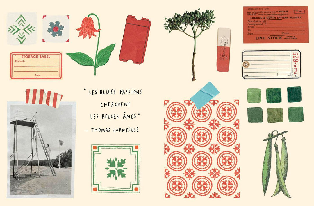 Carnet de stickers le bazar - Zoé de las cases - La maison hachette