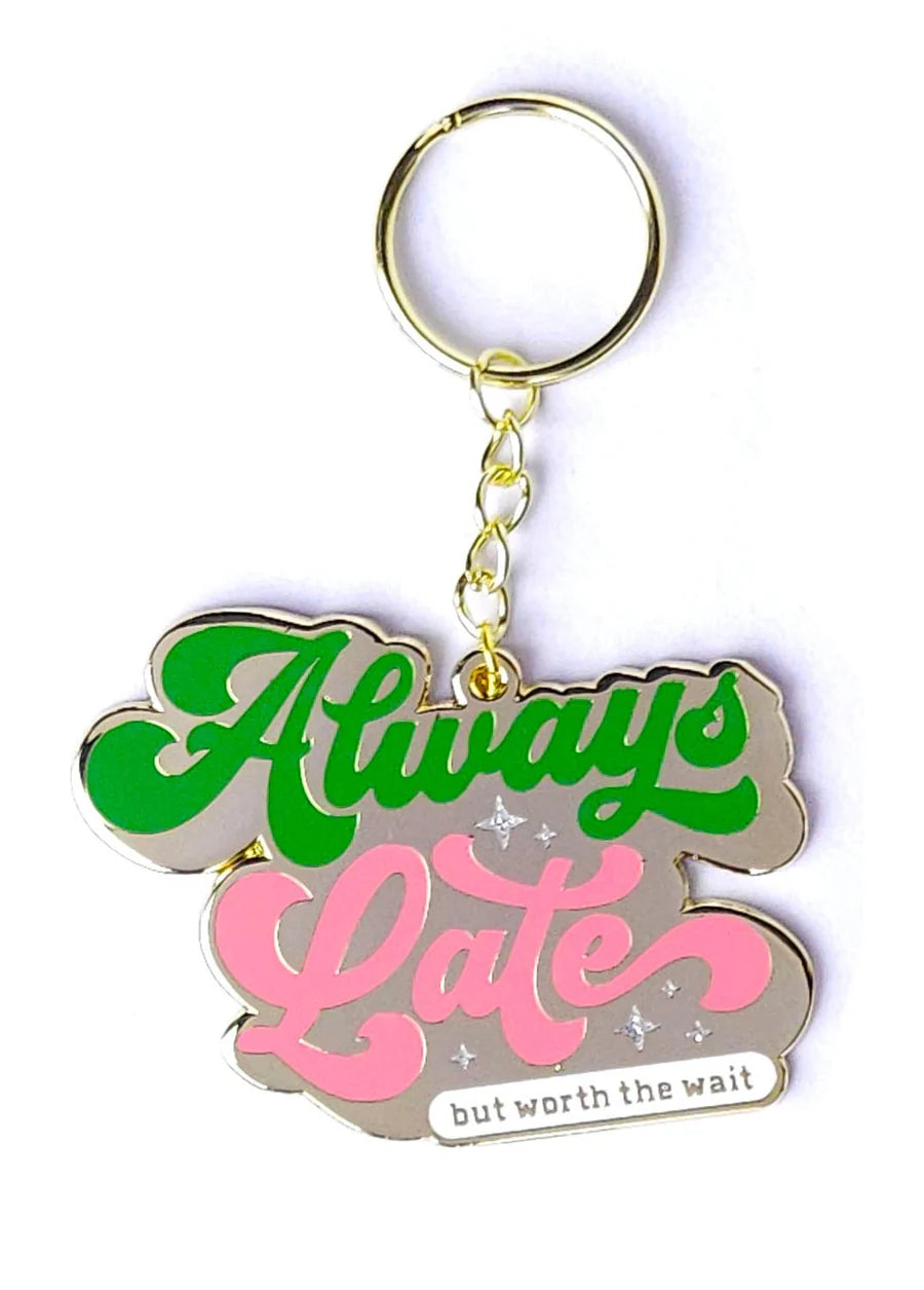 Porte-clé Always Late - Studio Inktvis