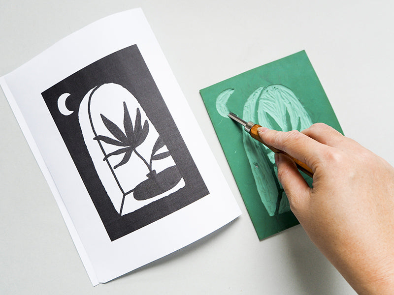 Kit linogravure - contenu