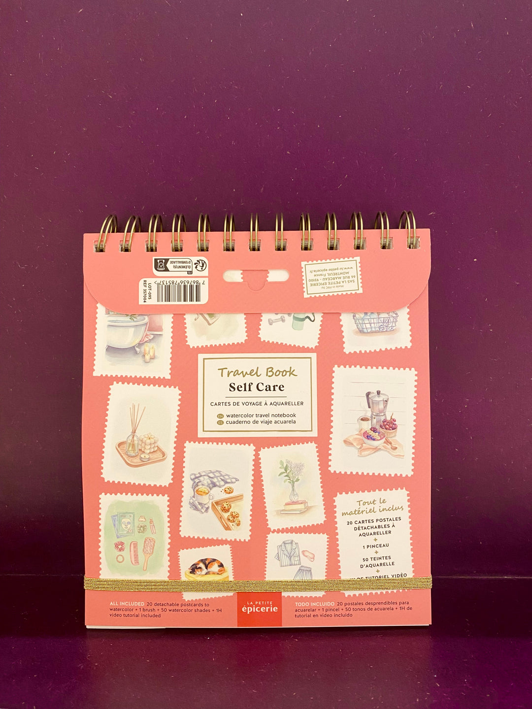 Cartes de voyage à l'aquarelle - Travel Book - La Petite Epicerie