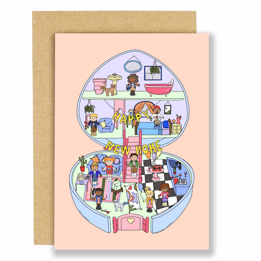 Carte de vœux Polly's House Party