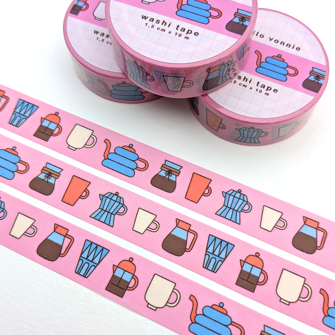 Washi tape Coffee Lover - Hello Vonnie