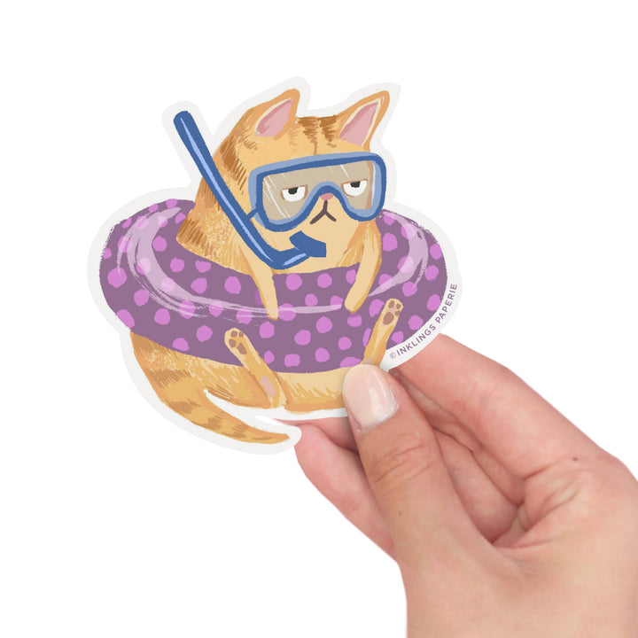 Sticker vinyle - Grumpy Cat - Inklings Paperie