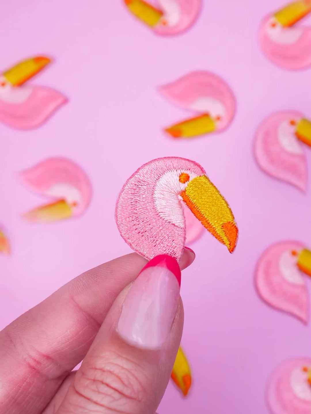 Patch Thermocollant - trio coquillage, toucan, fleur - Summer - Malicieuse