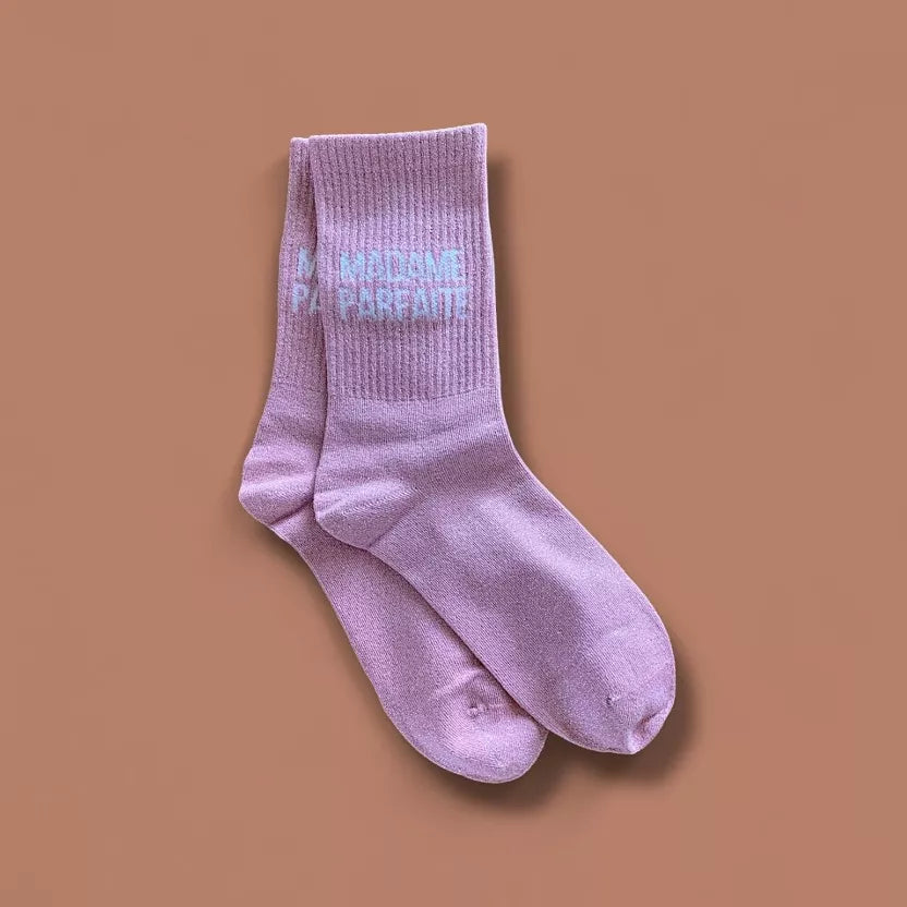 Paire de chaussettes paillettes