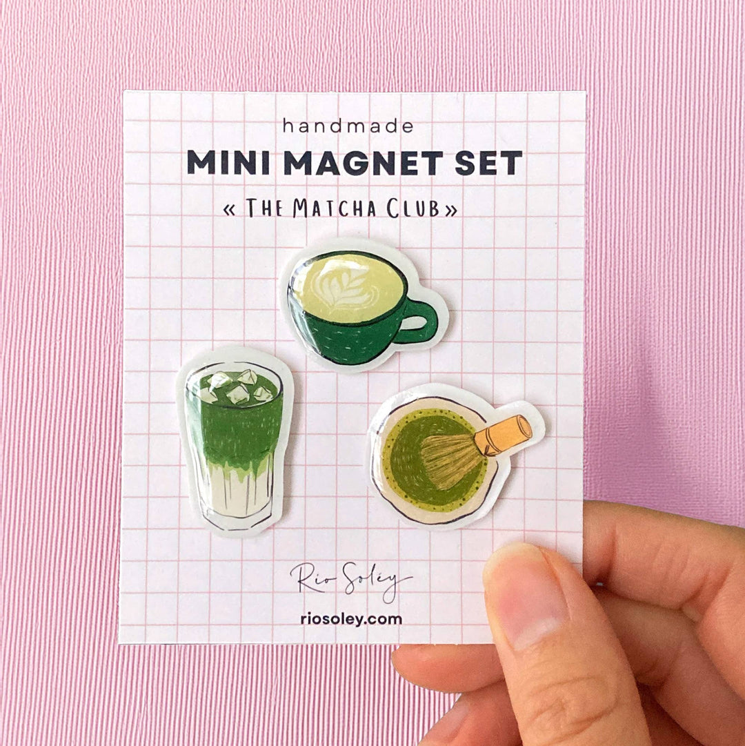 Set de 3 magnets – The Matcha Club – Rio Soléy