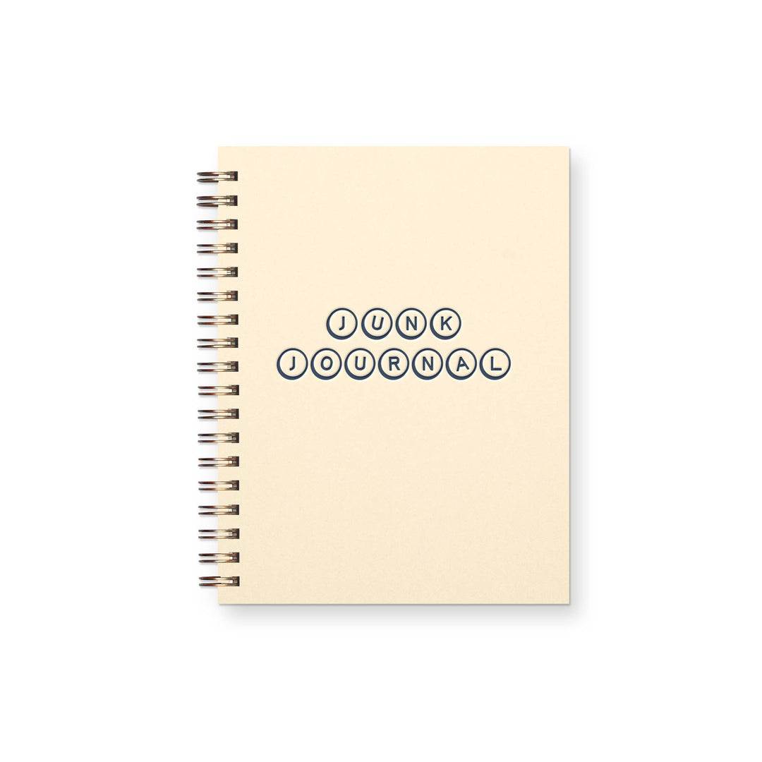 Carnet pointillé Junk Journal « Beads »