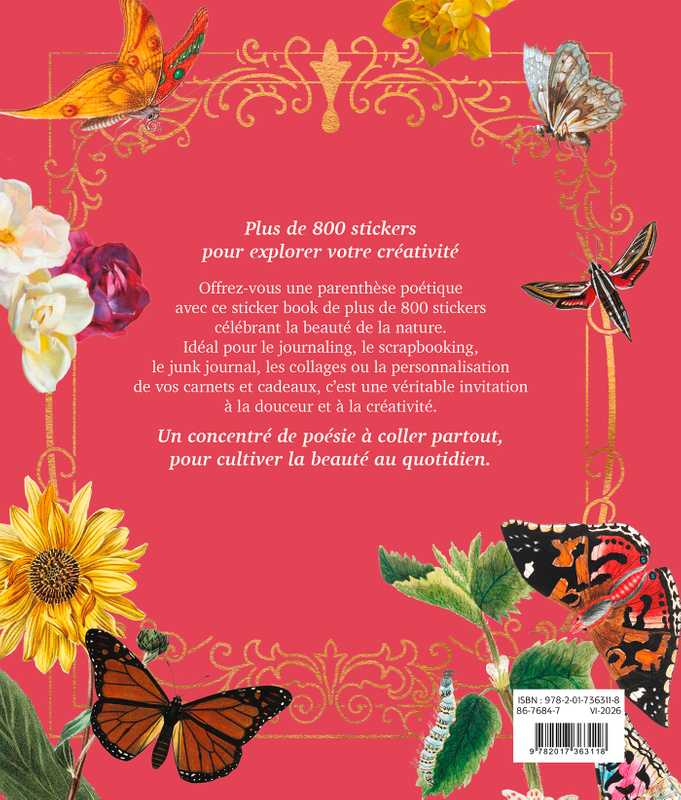 Stickers Treasury - Fleurs &amp; Papillons