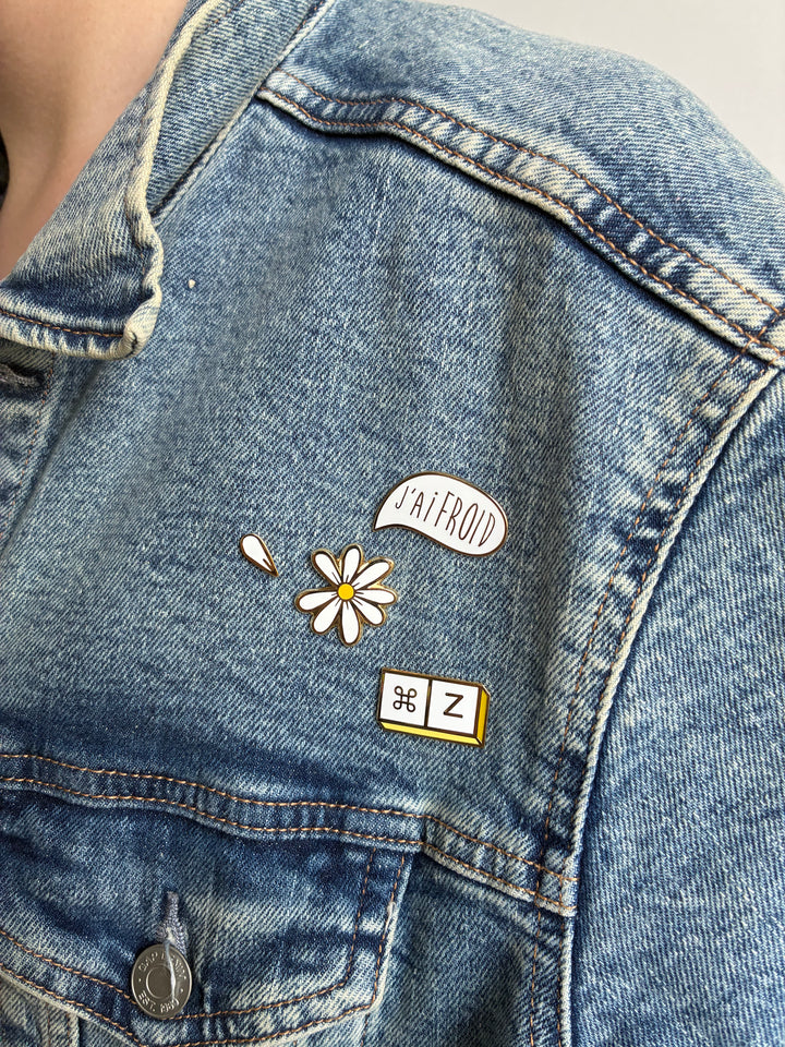 Pin's - Marguerite - Maman - Spécial Fête des mères