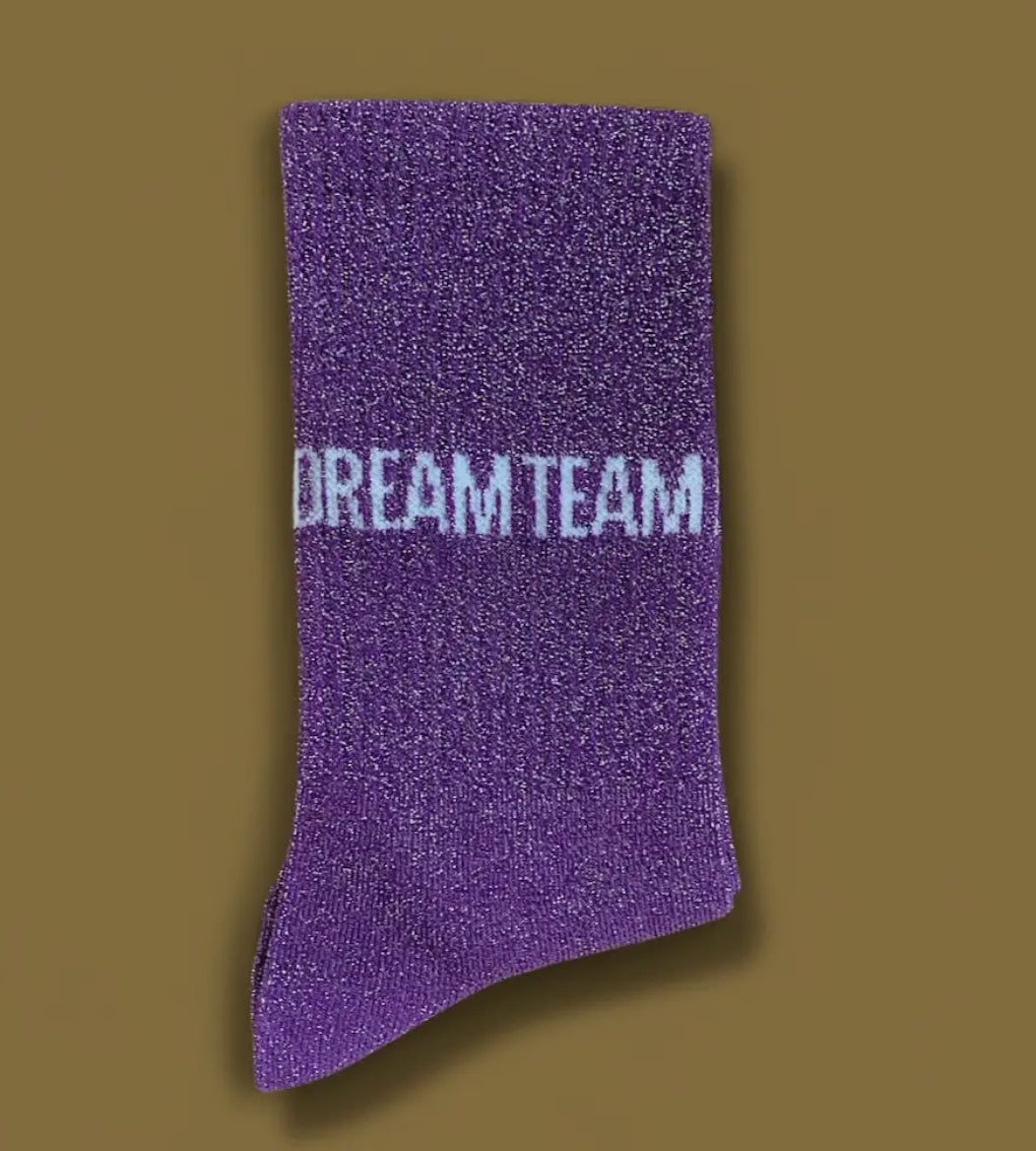 Paire de chaussettes paillettes