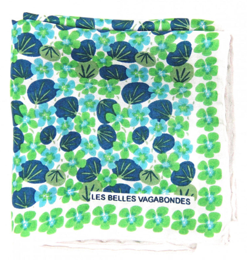 Mini foulard – 50 × 50 cm – Les Belles Vagabondes