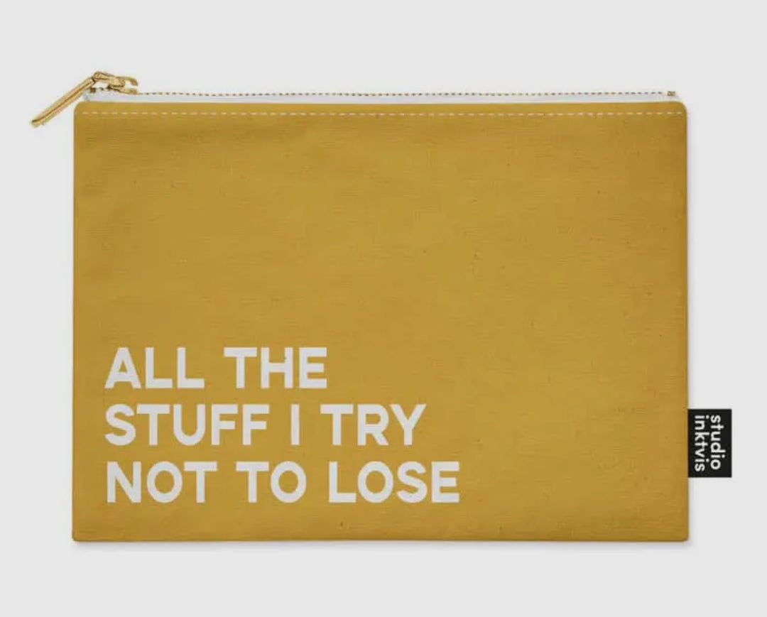 Trousse maquillage "All the stuff I try not to lose"