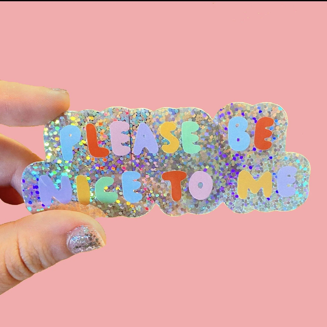 Stickers - Please be nice to me - The peach fuzz