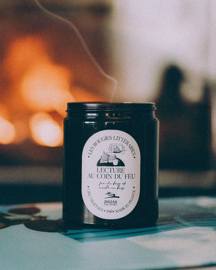 Les Bougies Littéraires végétales en pot d'apothicaire