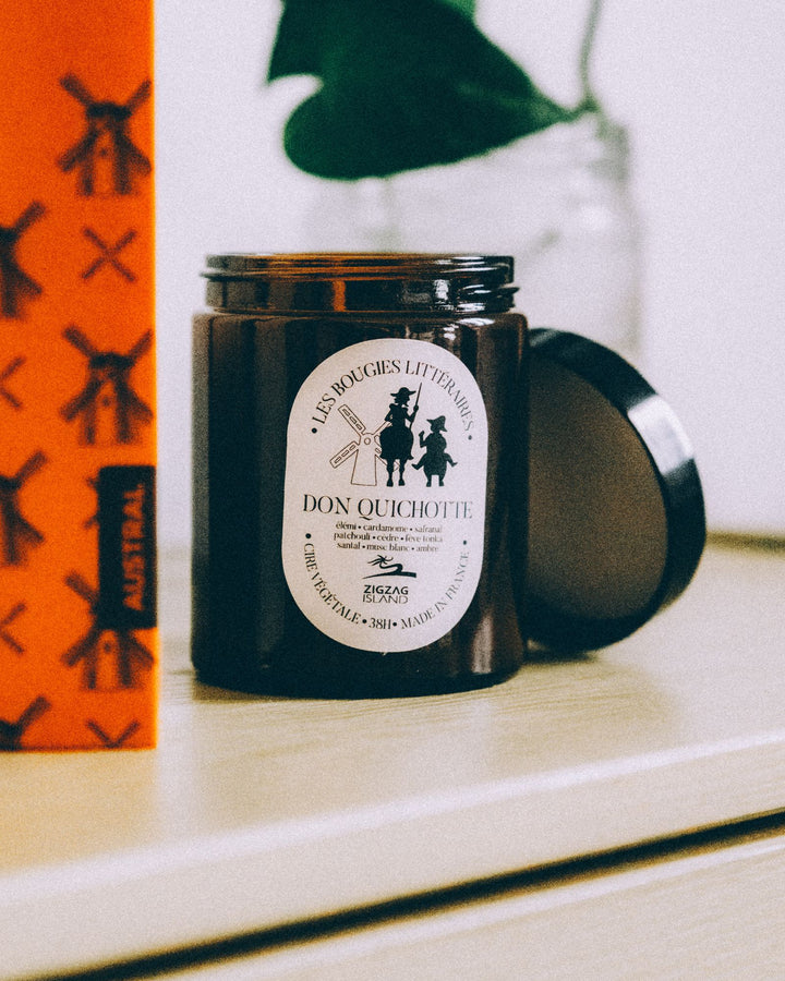 Les Bougies Littéraires végétales en pot d'apothicaire