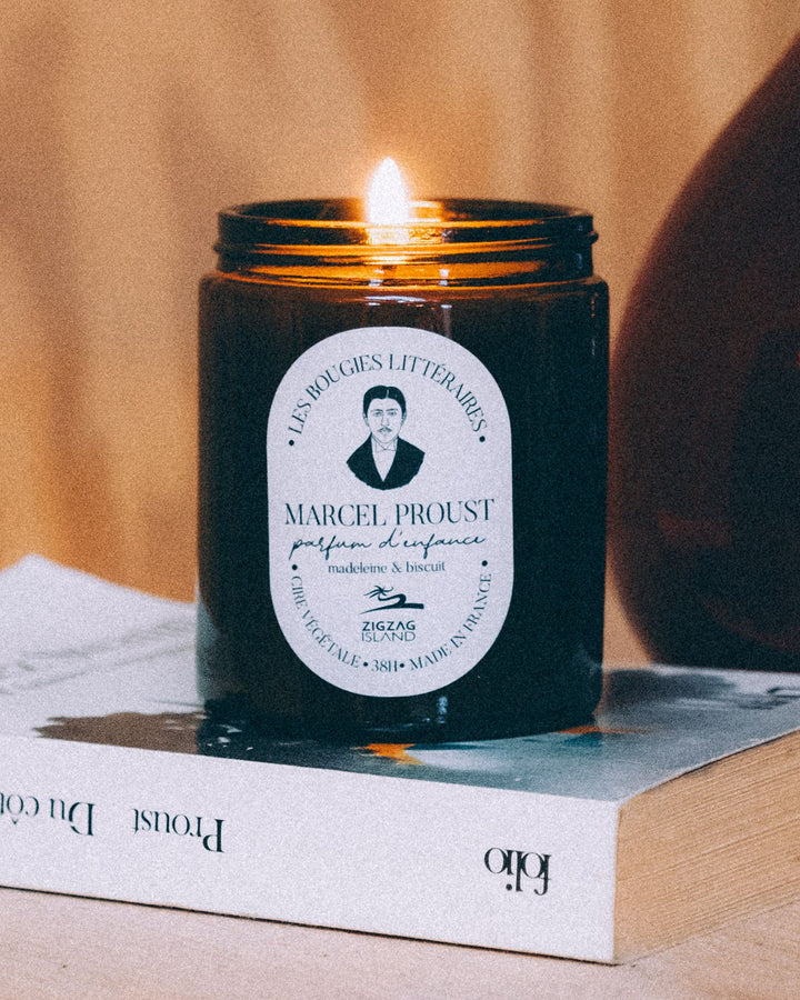 Les Bougies Littéraires végétales en pot d'apothicaire