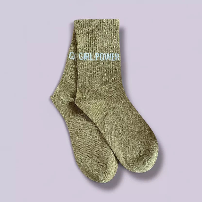Paire de chaussettes paillettes