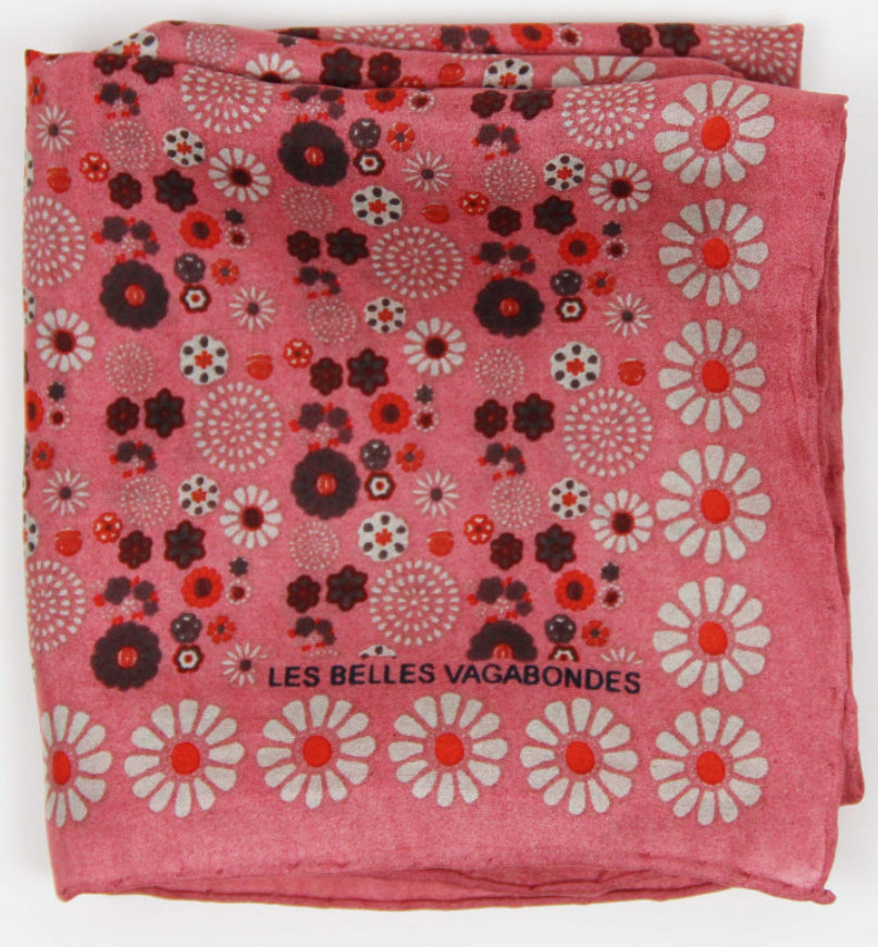 Mini foulard – 50 × 50 cm – Les Belles Vagabondes