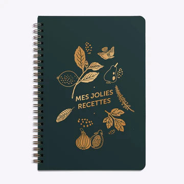 Carnet de recettes spirales - Les Éditions du Paon