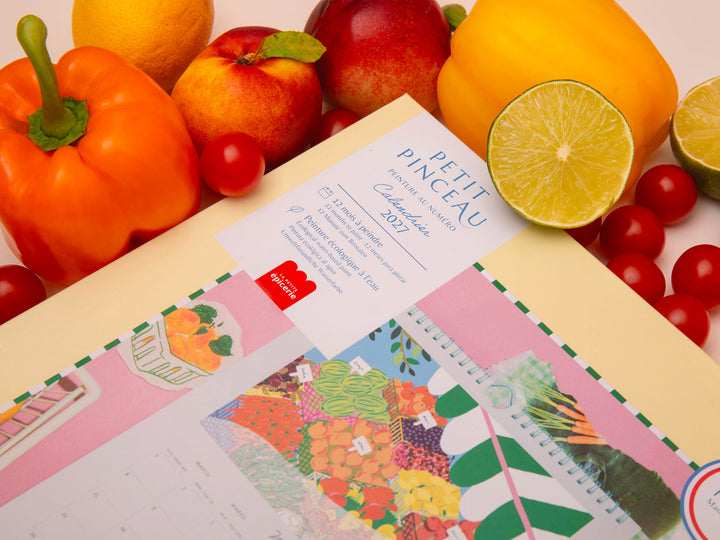 Calendrier à peindre 2027 Petit Pinceau - La Petite Épicerie