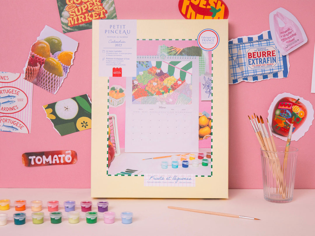 Calendrier à peindre 2027 Petit Pinceau - La Petite Épicerie