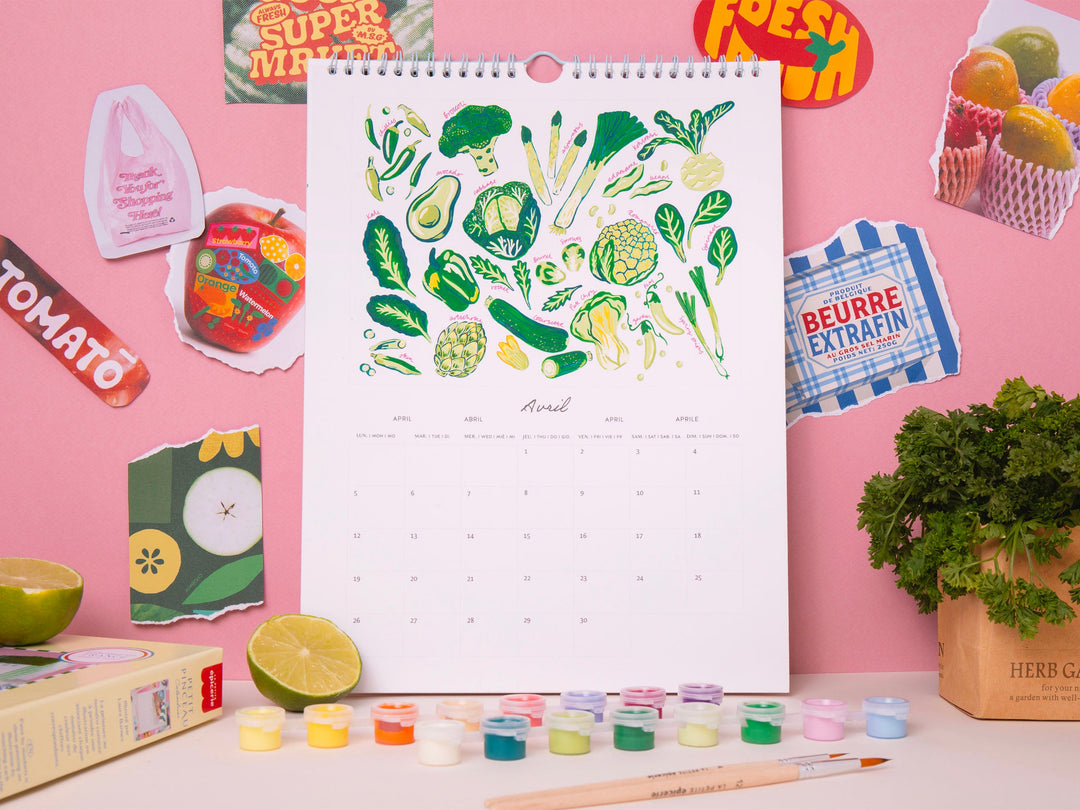 Calendrier à peindre 2027 Petit Pinceau - La Petite Épicerie