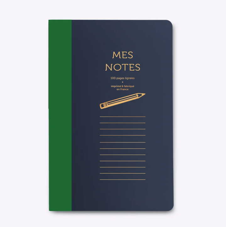 Carnet bi-color - Mes notes - Les Éditions du Paon