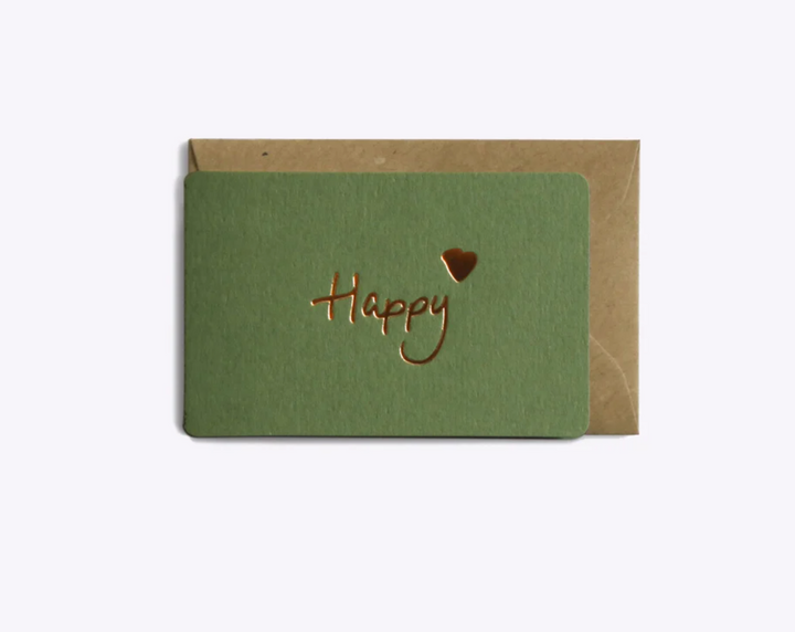 Mini carte de vœux - Éditions du Paon