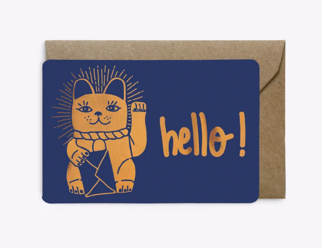 Mini carte de vœux - Éditions du Paon
