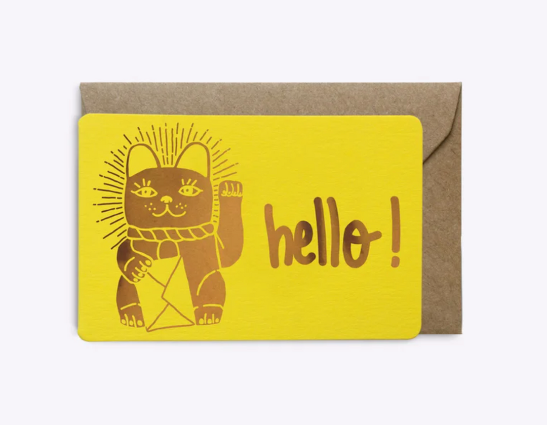 Mini carte de vœux - Éditions du Paon