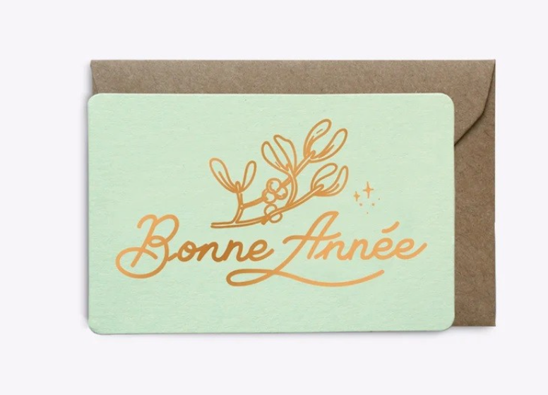 Mini carte de vœux - Éditions du Paon