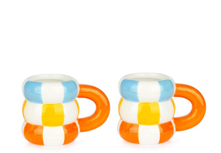 Set de 2 tasses à café - Floats bleu - Balvi