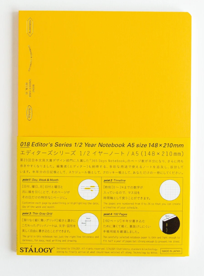 Cahier 1/2 an - A5 - STALOGY
