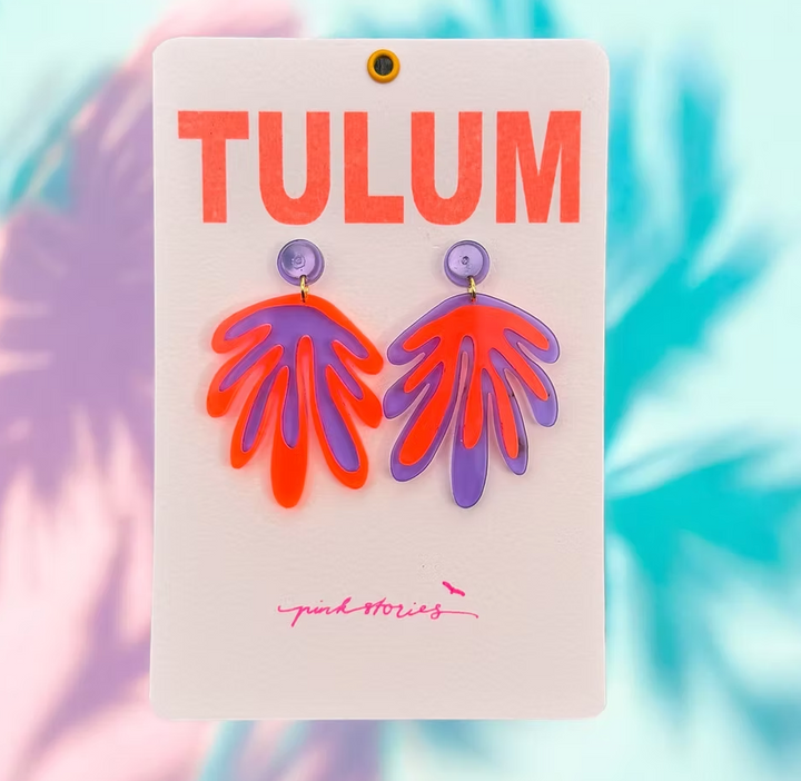 Boucle d'oreille - MIAMI TULUM - Pink stories