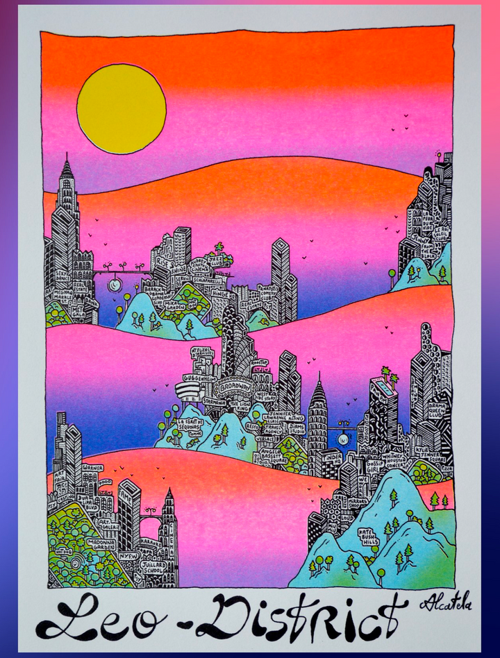 Affiche Astrologie - Alcatela Illustration - 29,5x21cm
