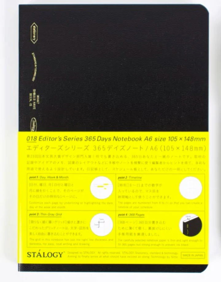 365 Days Notebook - A6 - Stalogy